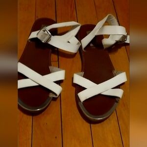 Steve Madden Women's White Sandals